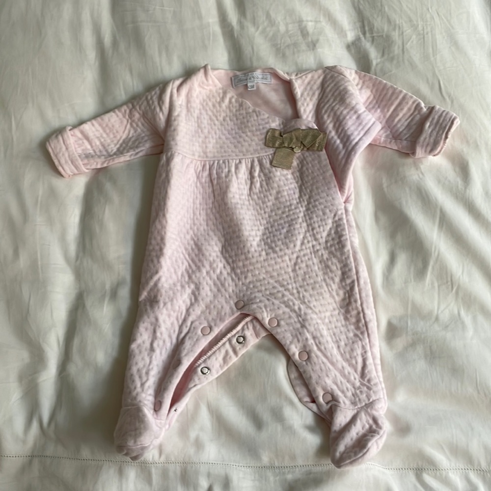 Tartine et Chocolat - Pink Romper - 3 months
